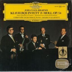 Johannes Brahms — Christoph Eschenbach, Amadeus-Quartett - Klavierquintett F-moll Op.34 (VG+)
