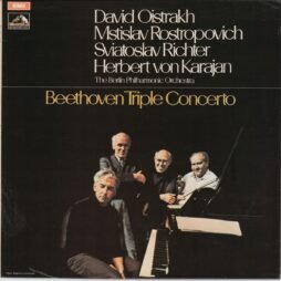 David Oistrakh, Mstislav Rostropovich, Sviatoslav Richter, Herbert von Karajan, The Berlin Philharmonic Orchestra, Beethoven - Triple Concerto (VG/G+)