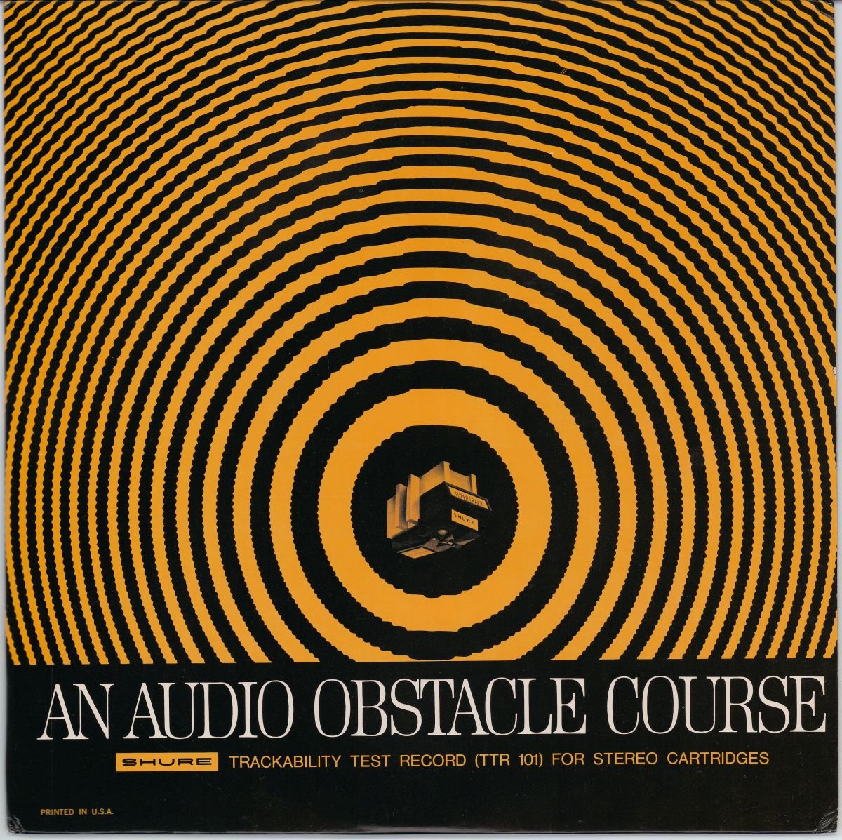 No Artist - An Audio Obstacle Course - Shure Trackability Test Record (G+/VG+)