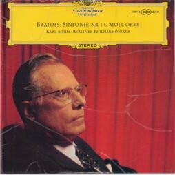 Johannes Brahms - Berliner Philharmoniker • Dirigent: Karl Böhm - Sinfonie Nr. 1 C-moll Op. 68 (VG/G+)