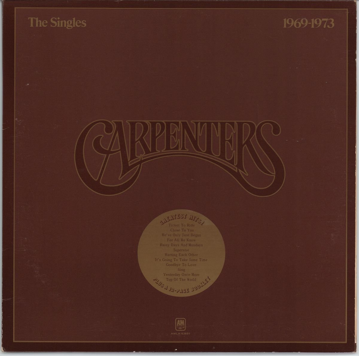 Carpenters - The Singles 1969-1973 (VG)