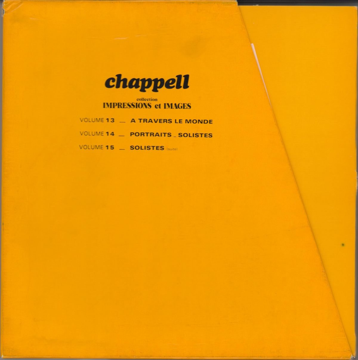 Chappell (Collection Impressions Et Images) (VG+/G+) (3LP Boxset)