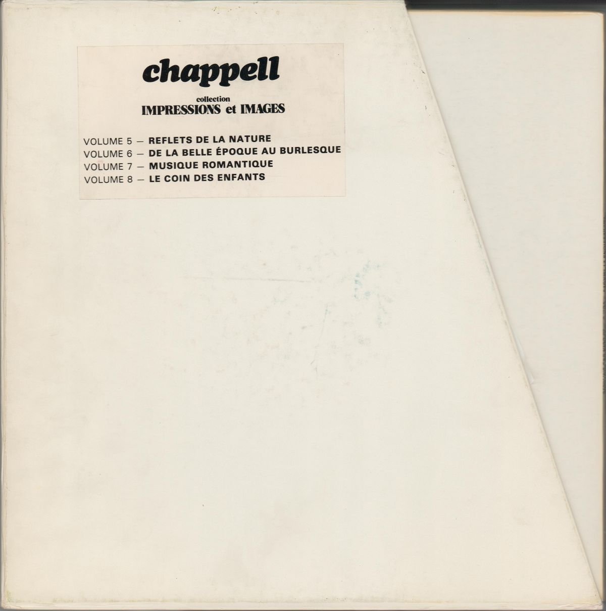 Paul Bonneau & Orchestre Symphonique Léger De Paris - Chappell (Collection Impressions Et Images) (VG+/VG) (4LP Boxset)