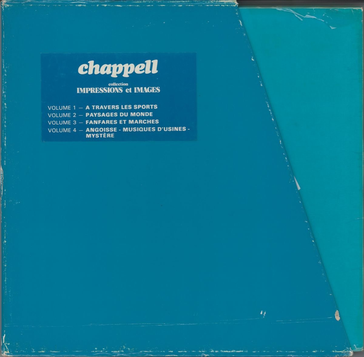Paul Bonneau & Orchestre Symphonique Léger De Paris - Chappell (Collection Impressions Et Images) (VG+/G+) (4LP Boxset)