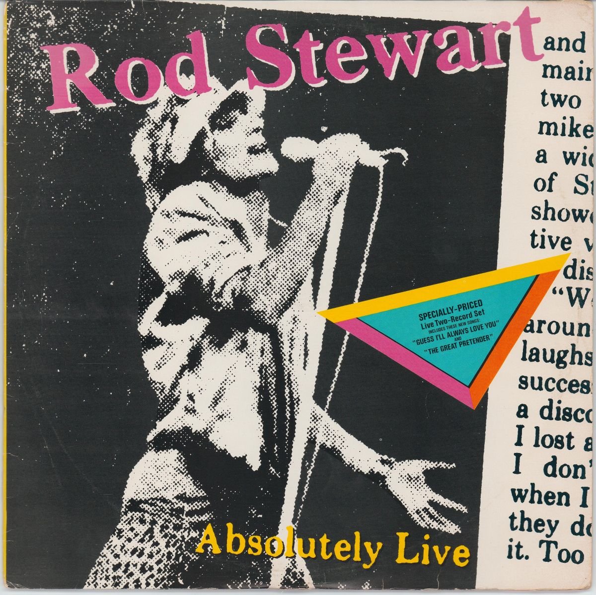 Rod Stewart - Absolutely Live (VG) (2LP)