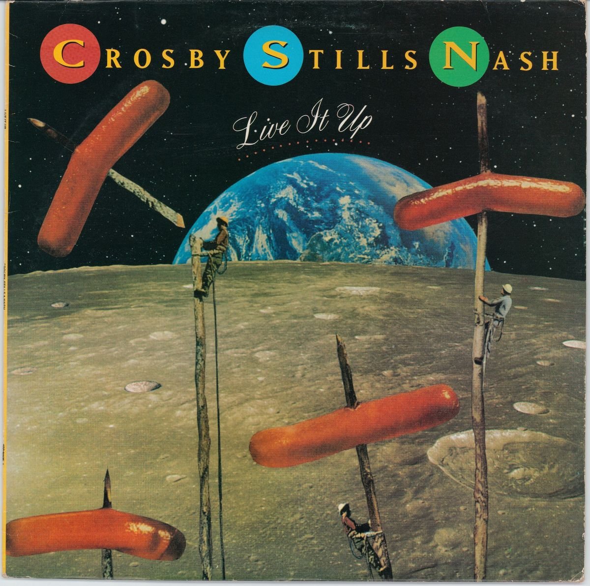 Crosby, Stills & Nash - Live It Up (G+)