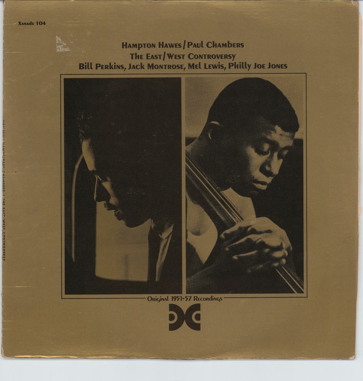 Hampton Hawes / Paul Chambers - The East/West Controversy (G+)