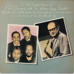 Paul Desmond With The Modern Jazz Quartet - The Only Recorded Performance Of Paul Desmond With The Modern Jazz Quartet (G+/VG)