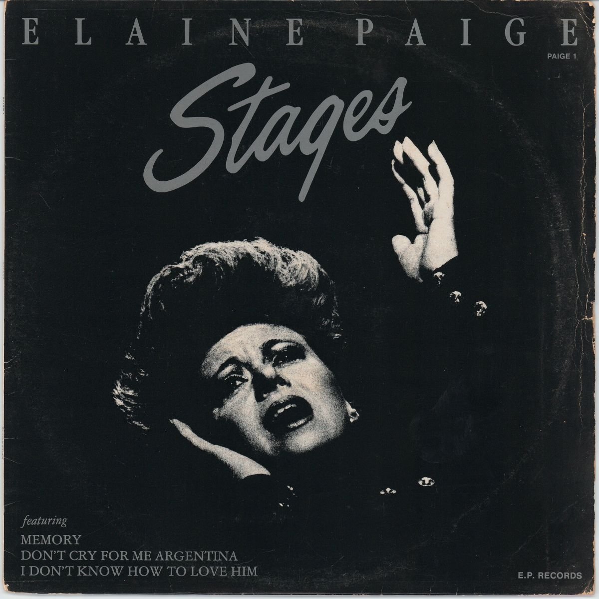 Elaine Paige - Stages (VG/G+)