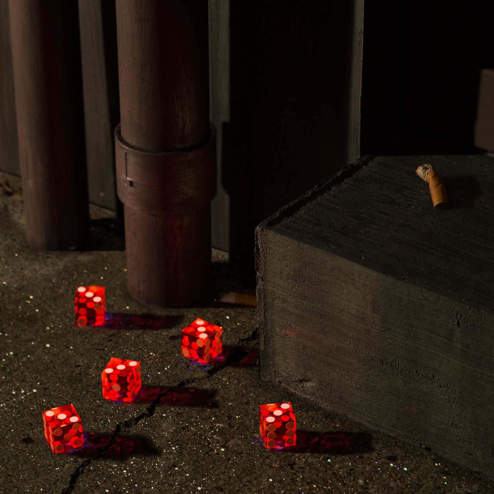 Bright Eyes - Five Dice, All Threes (2LP) (Ltd. Ed.) (Red & Orange Splatter)