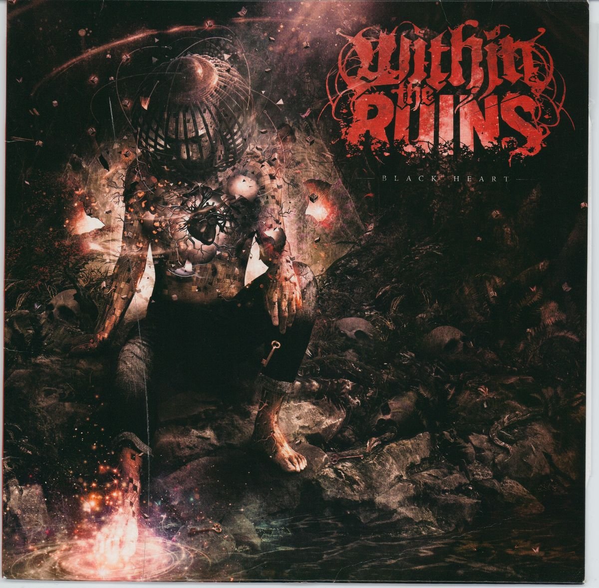Within The Ruins - Black Heart (VG/F) (Coloured Vinyl)