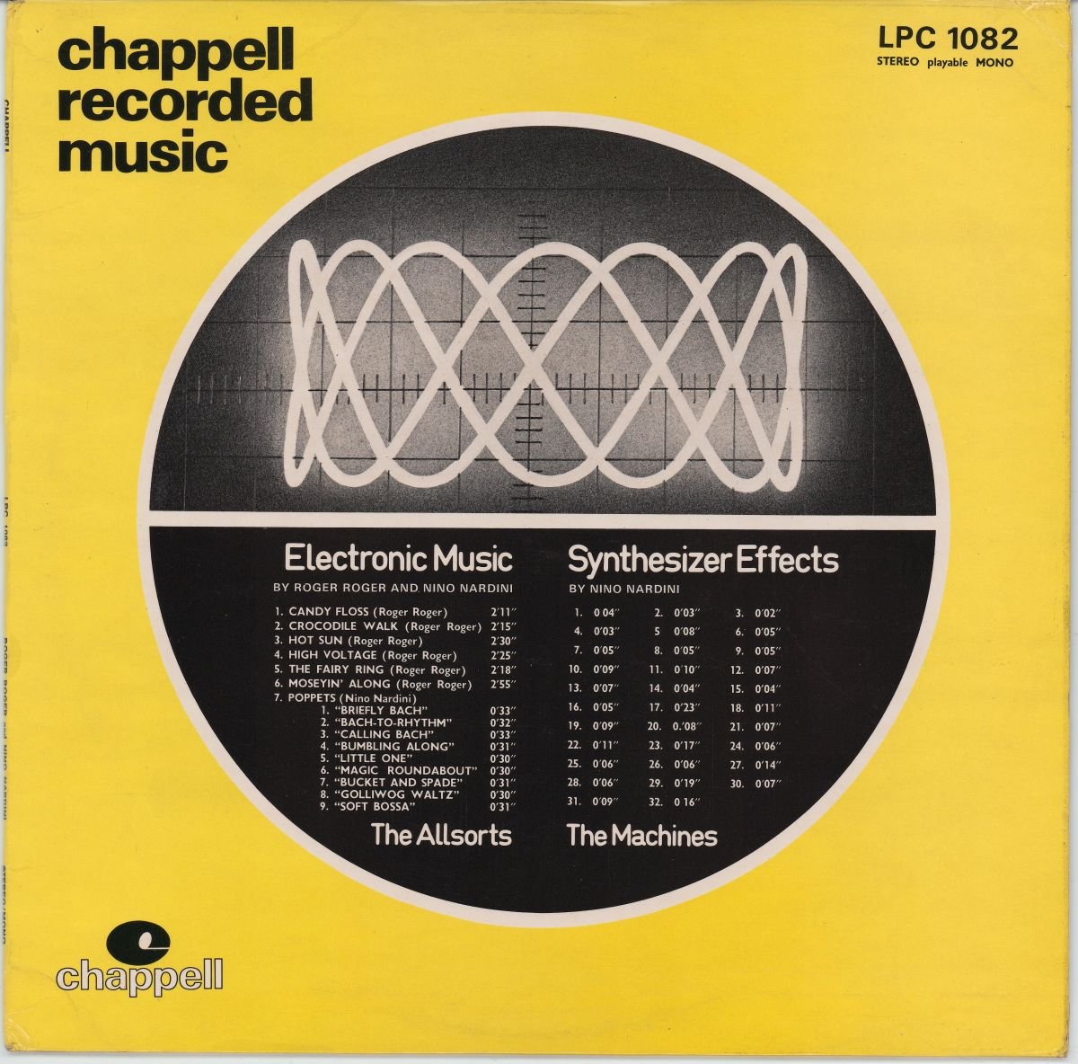 The Allsorts / The Machines - Electronic Music / Synthesizer Effects (VG+)