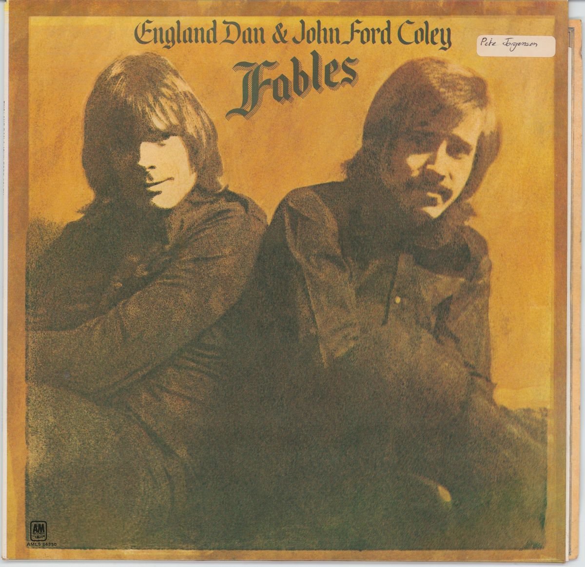 England Dan & John Ford Coley - Fables (VG)