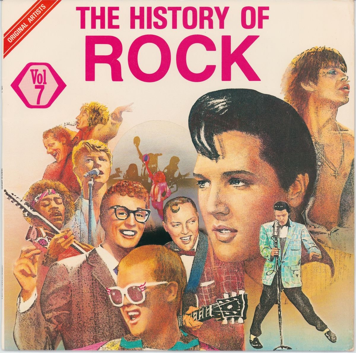 Various - The History Of Rock Vol 7 (The Age Of Aquarius) (VG)