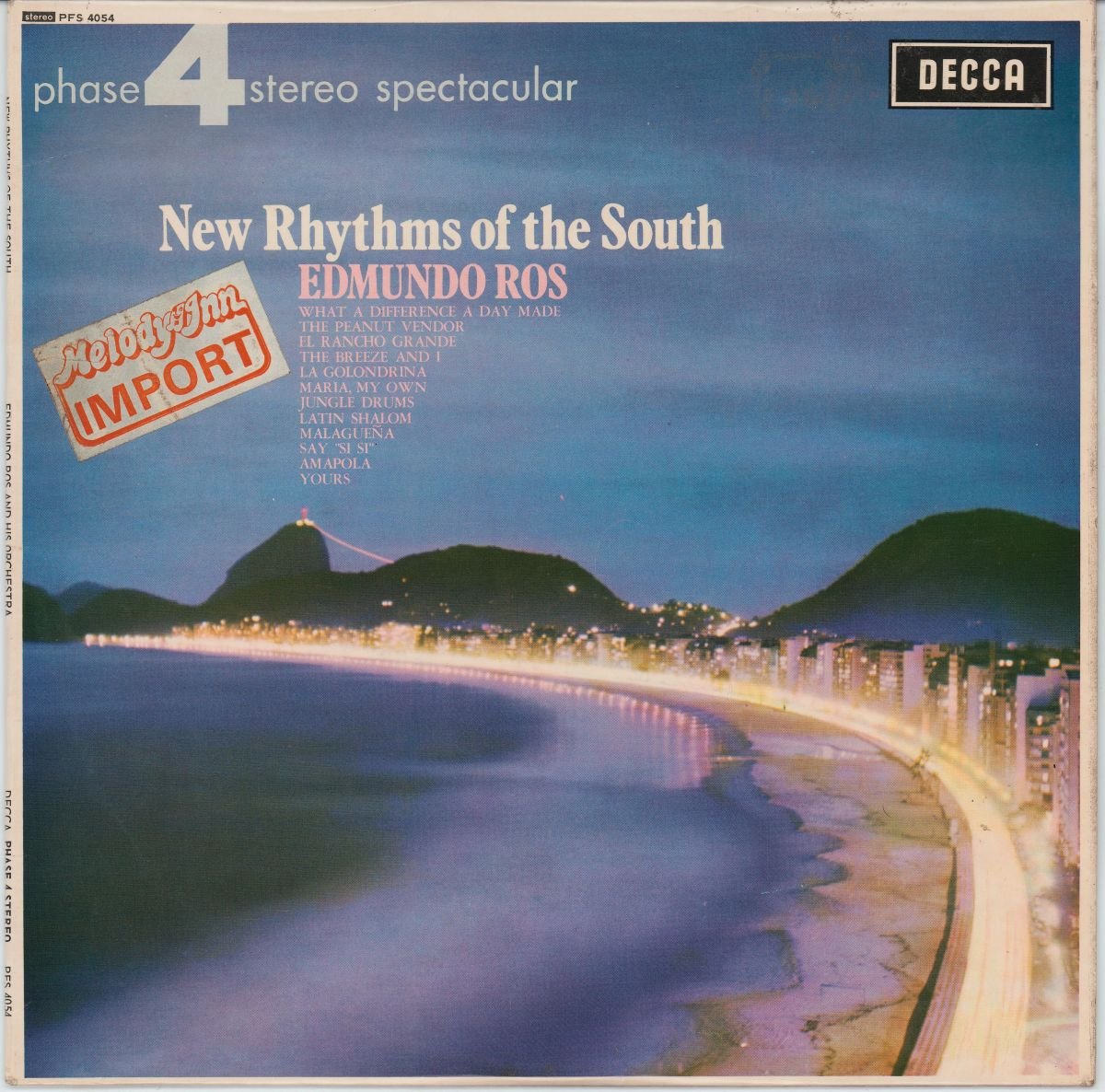 Edmundo Ros & His Orchestra - New Rhythms Of The South (VG+)