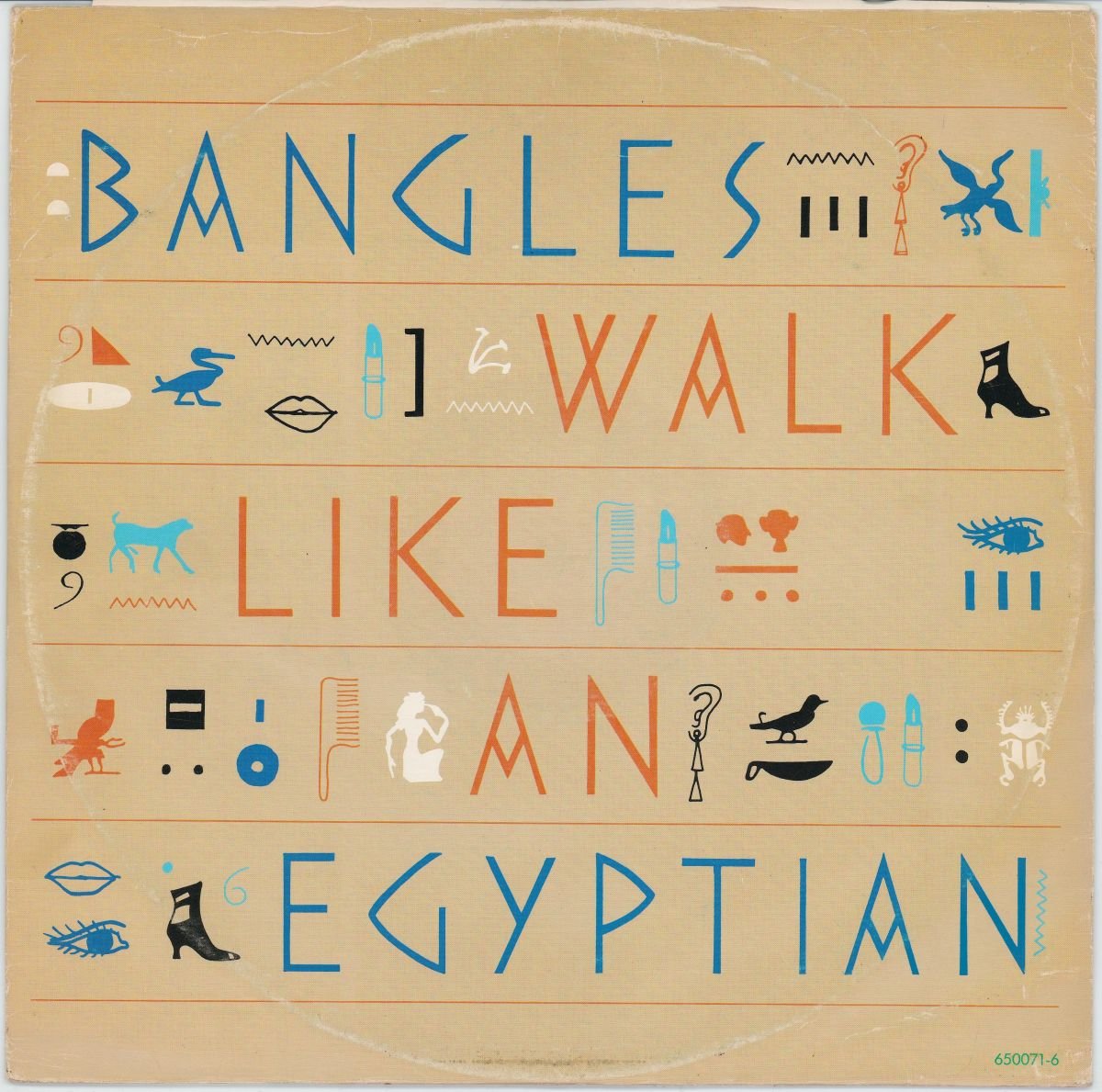 Bangles - Walk Like An Egyptian (G+) (12")