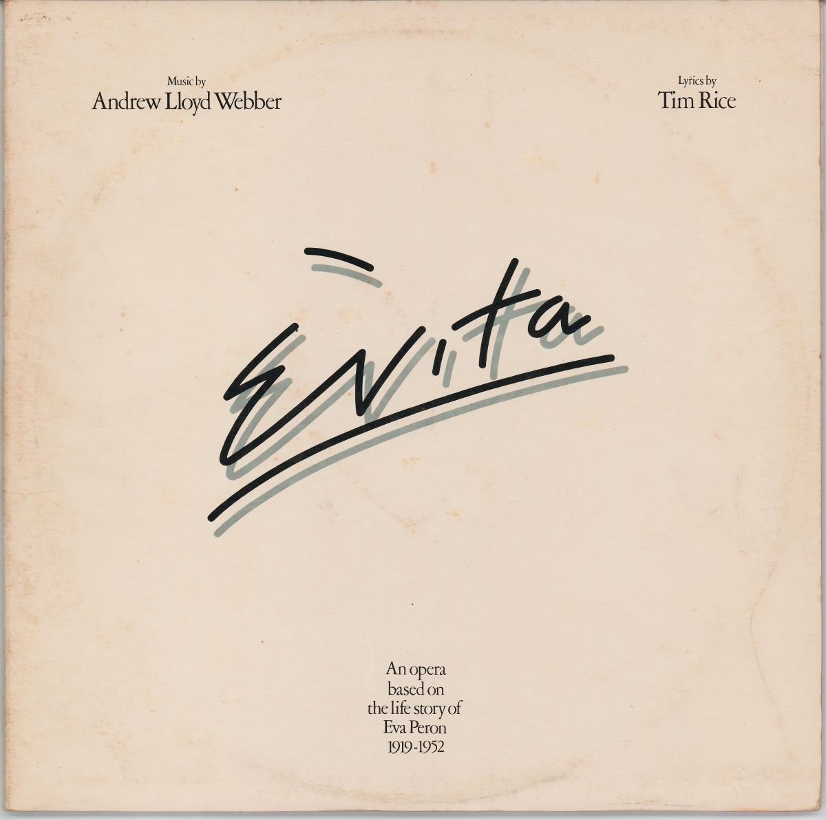Andrew Lloyd Webber And Tim Rice - Evita (VG+/VG) (2LP)