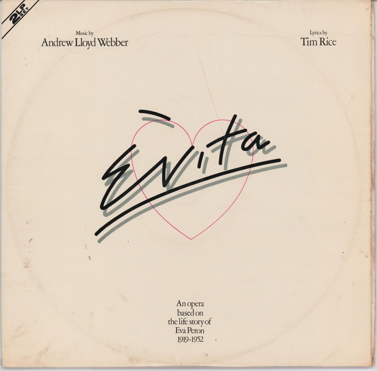 Andrew Lloyd Webber, Tim Rice - Evita (VG/G+) (2LP)