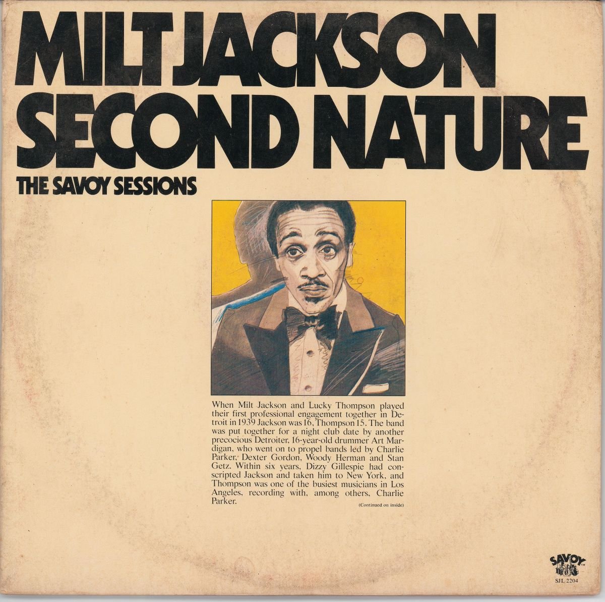Milt Jackson - Second Nature (G+)
