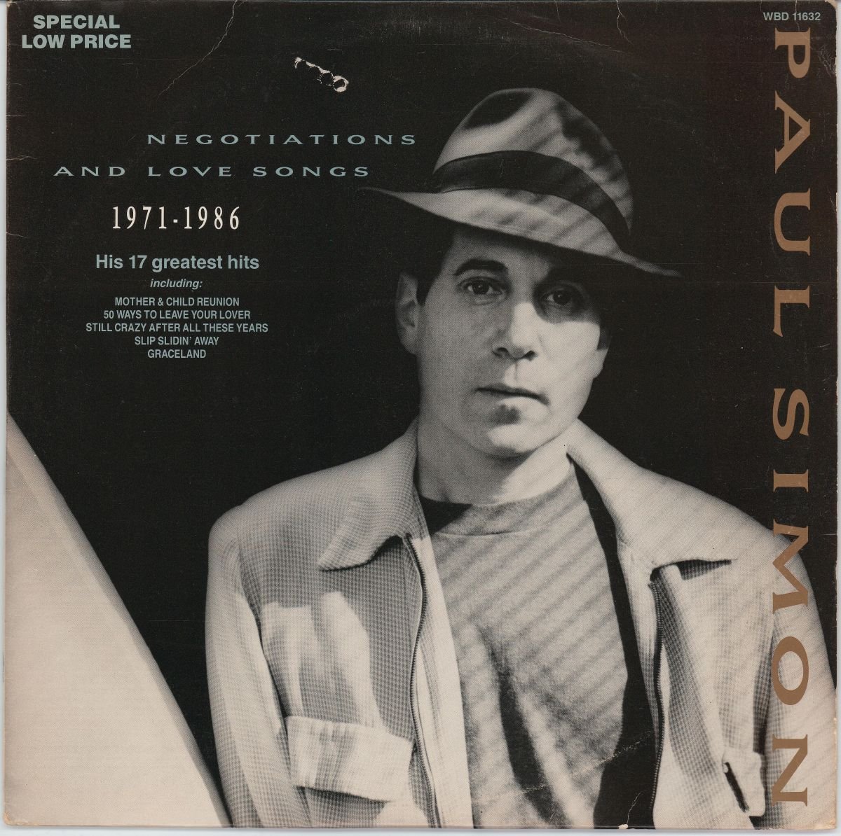 Paul Simon - Negotiations And Love Songs (1971-1986) (VG/G+) (2LP)