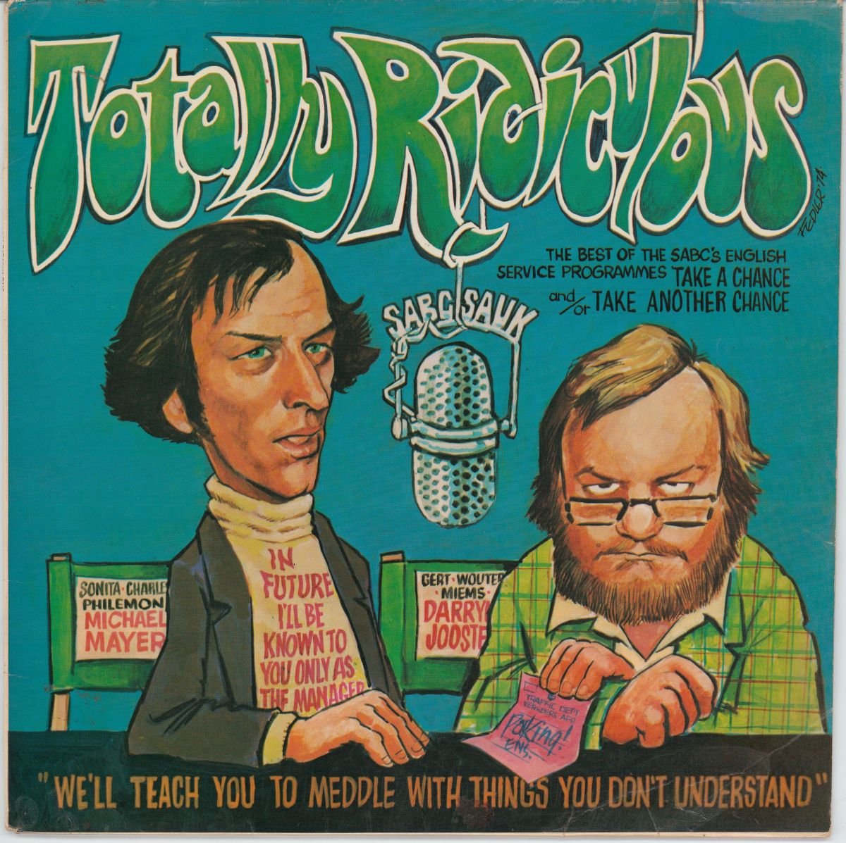 Michael Mayer And Darryl Jooste- Totally Ridiculous (G+)