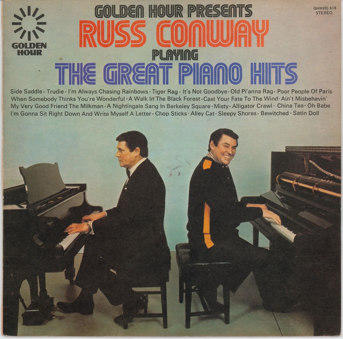 Russ Conway - Golden Hour Presents Russ Conway Playing The Great Piano Hits (VG+/G+)