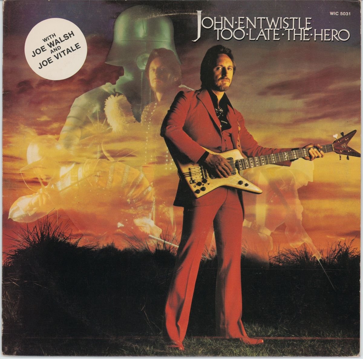 John Entwistle - Too Late The Hero (VG+/VG)