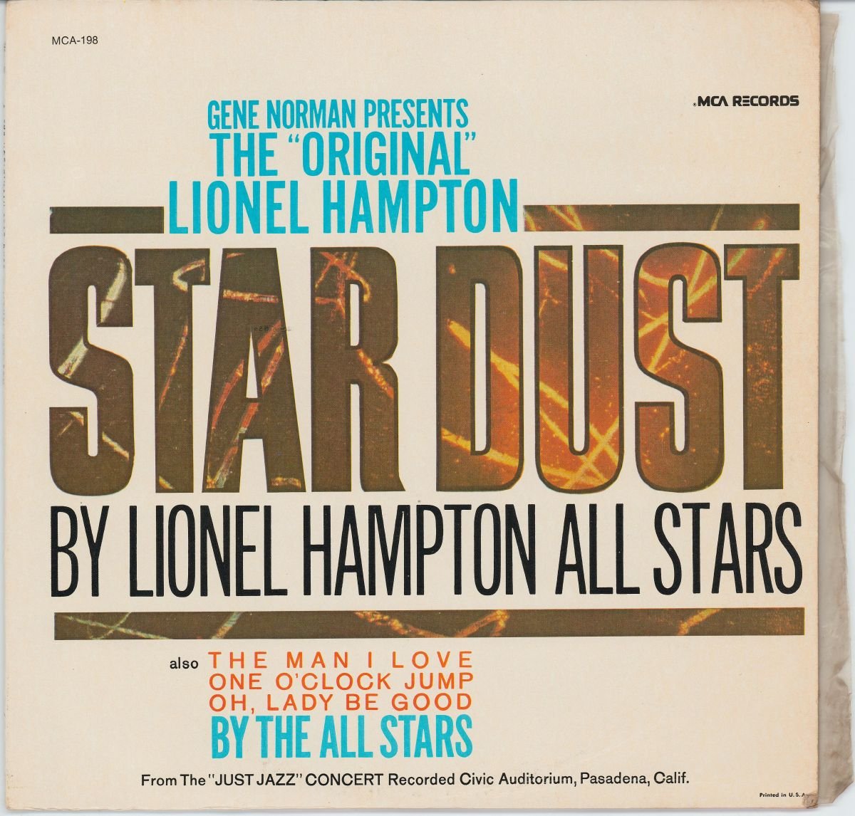 Lionel Hampton All Stars / The All Stars - The "Original" Star Dust (G/VG)