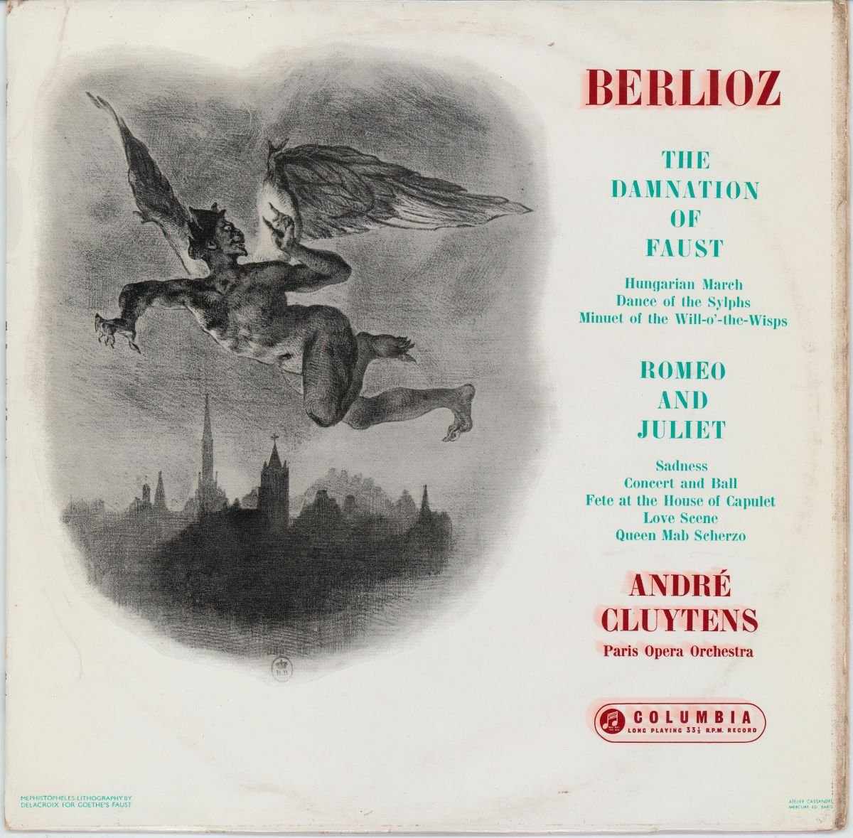Berlioz, André Cluytens - The Damnation Of Faust / Romeo And Juliet (VG/G+)