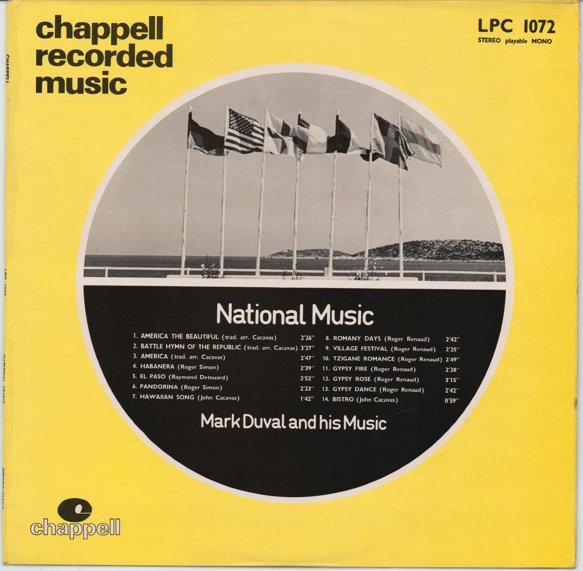 Mark Duval And His Music - National Music (VG+)