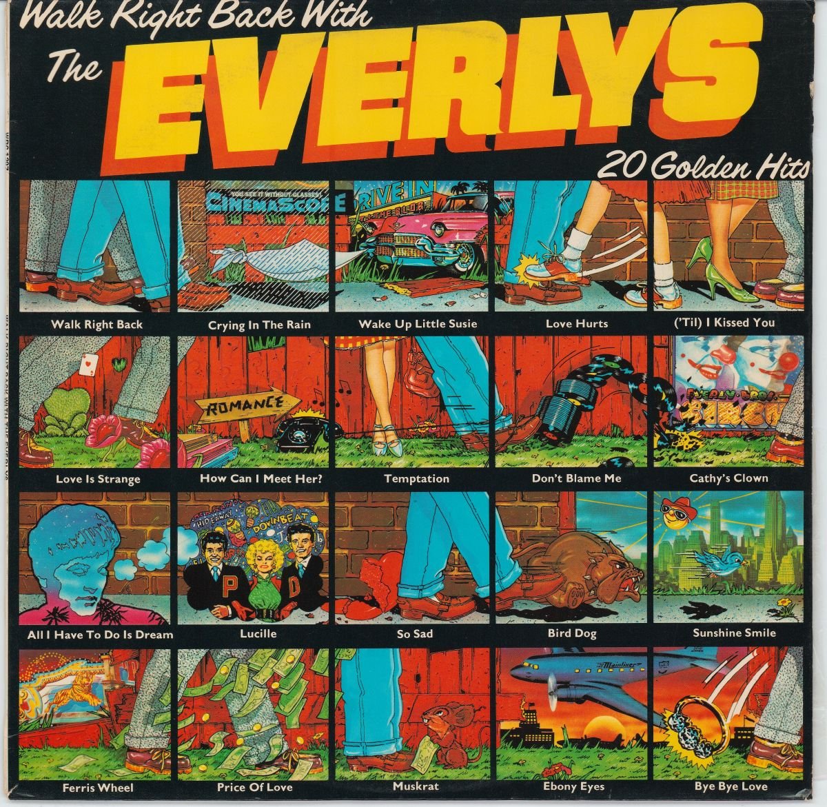 Everly Brothers - Walk Right Back With The Everlys (20 Golden Hits) (VG/G+)