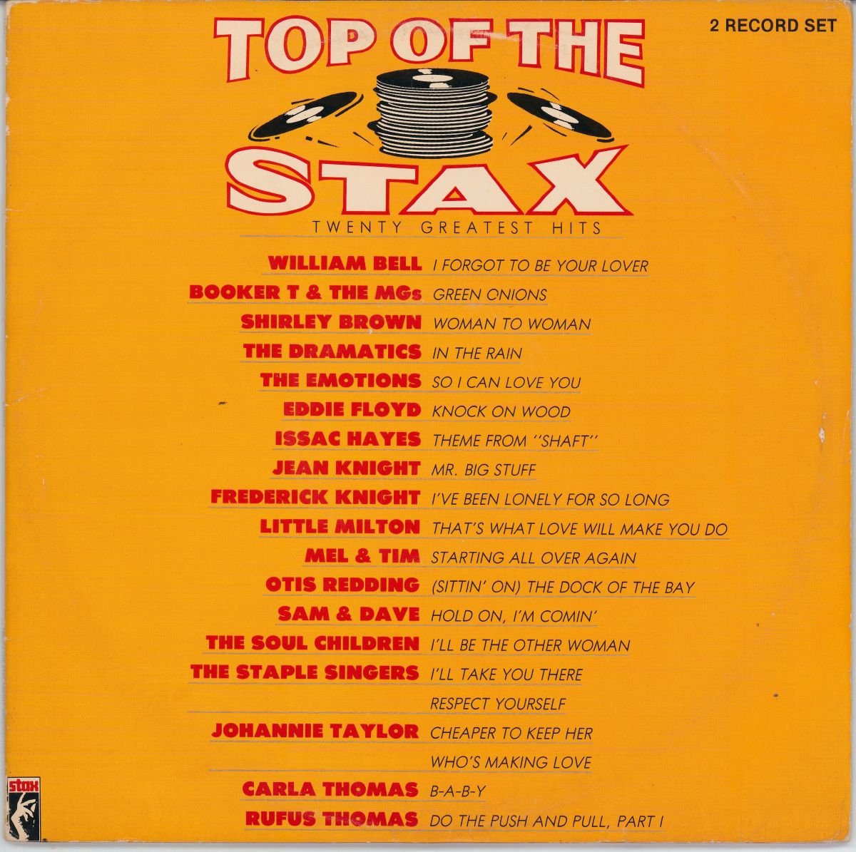 Various - Top Of The Stax - Twenty Greatest Hits (VG+/G+) (2LP)