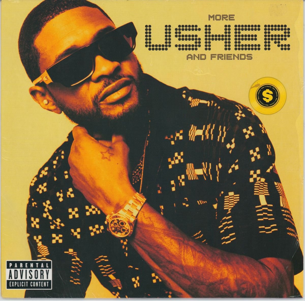 Usher - More Usher And Friends (VG+) (Gold Vinyl) (Unofficial Release)
