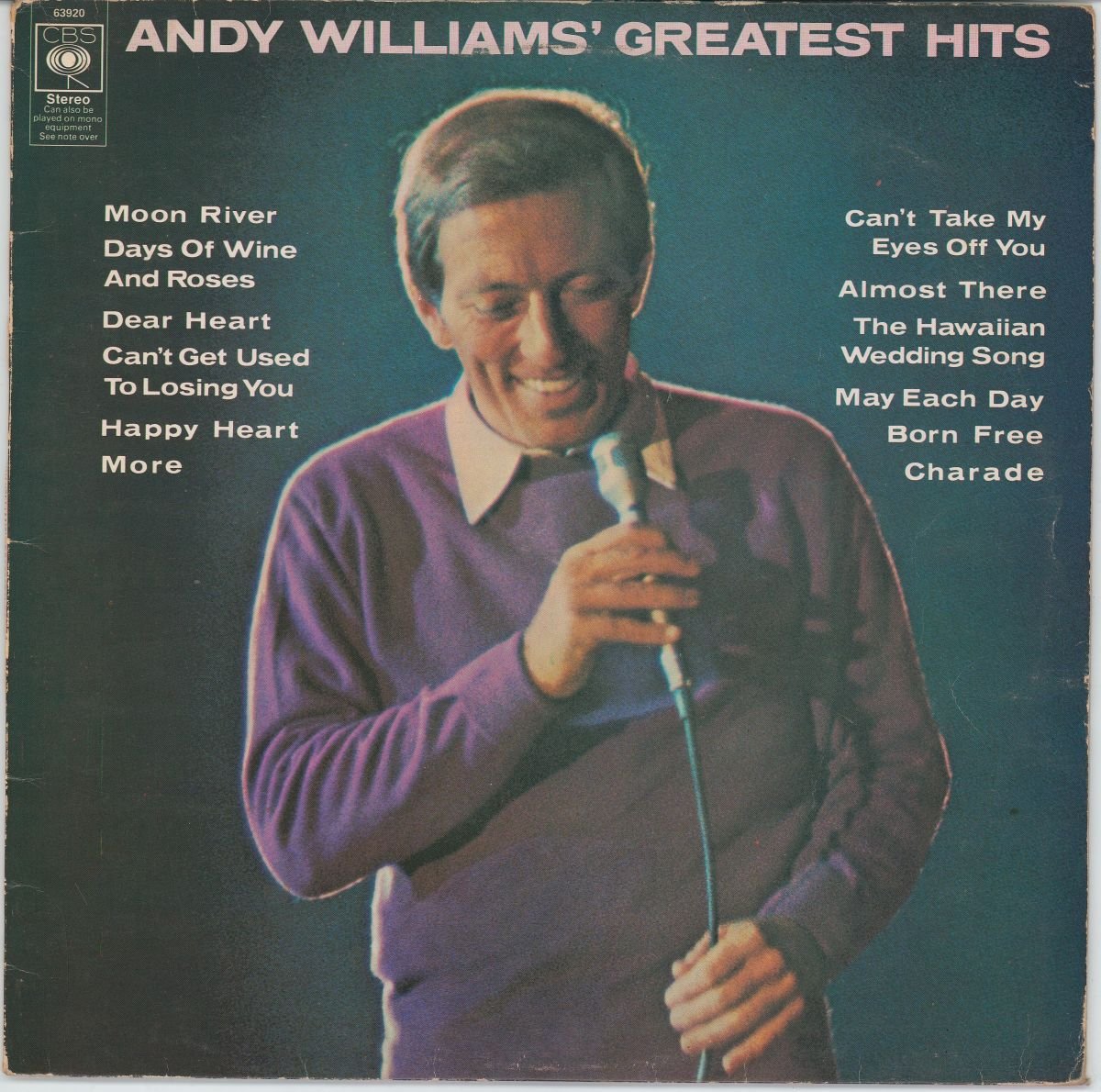 Andy Williams - Andy Williams' Greatest Hits (VG+/G+)