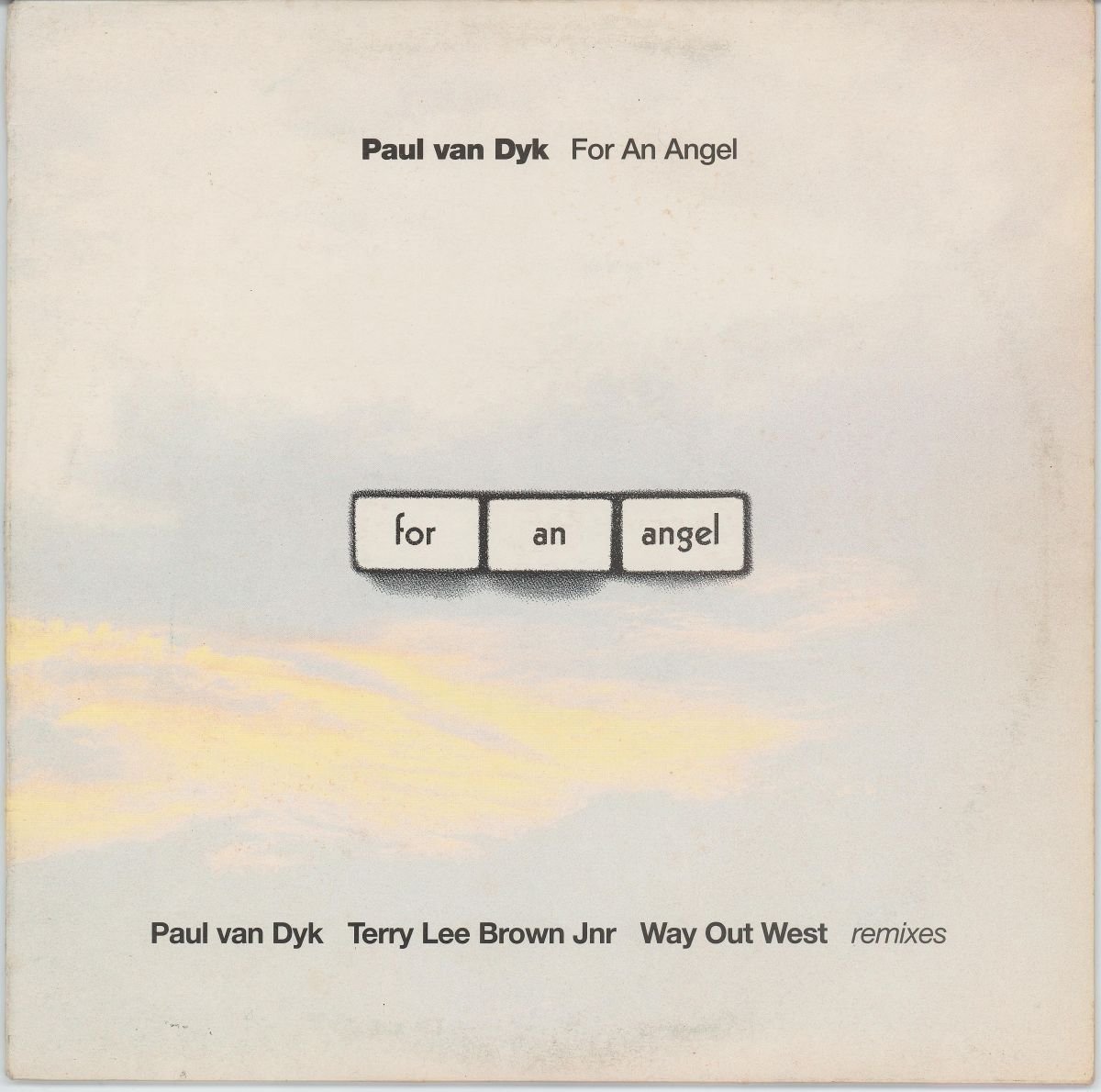 Paul van Dyk - For An Angel (VG+/VG) (12")