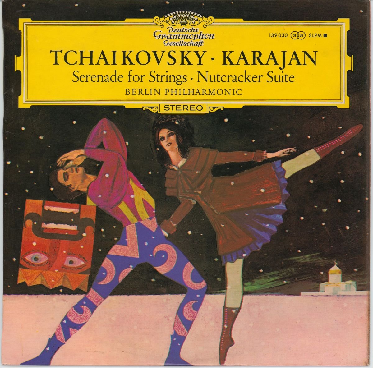 Tchaikovsky - Karajan, Berlin Philharmonic - Serenade For Strings - Nutcracker Suite (VG)