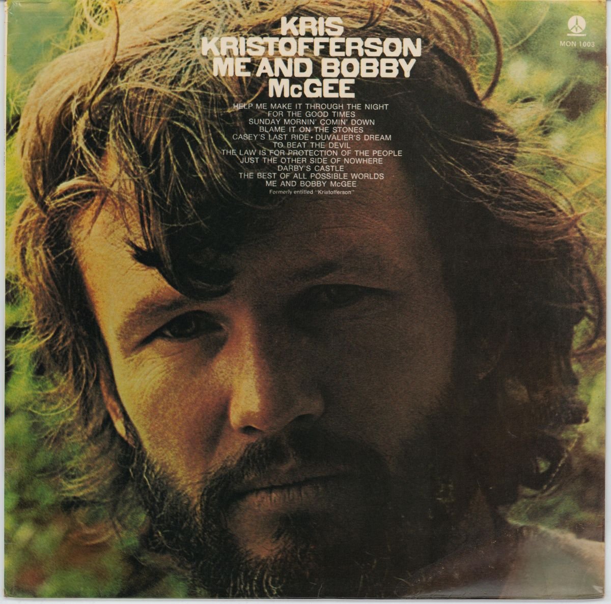 Kris Kristofferson - Me And Bobby McGee (VG/G+)