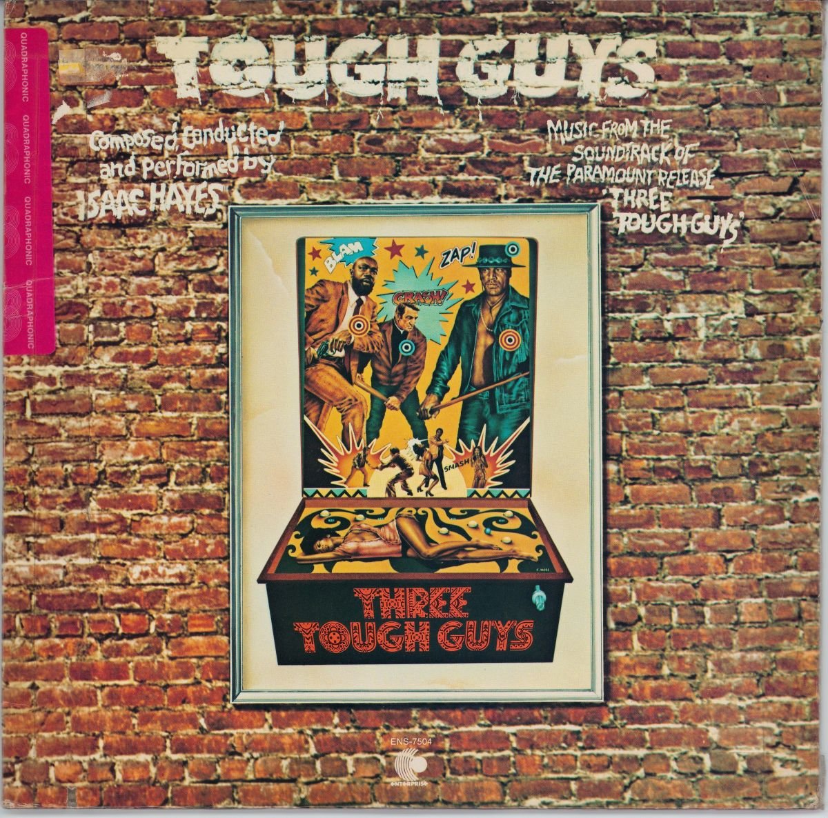 Isaac Hayes - Tough Guys (Music From The Soundtrack Of The Paramount Release 'Three Tough Guys') (VG/G+)