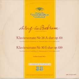 Beethoven, Alfred Brendel  - Piano Sonata No. 17 In D Minor, Op. 31, No. 2 "Tempest" / Piano Sonata No. 21 In C Major, Op. 53 "Waldstein" (VG/G+)