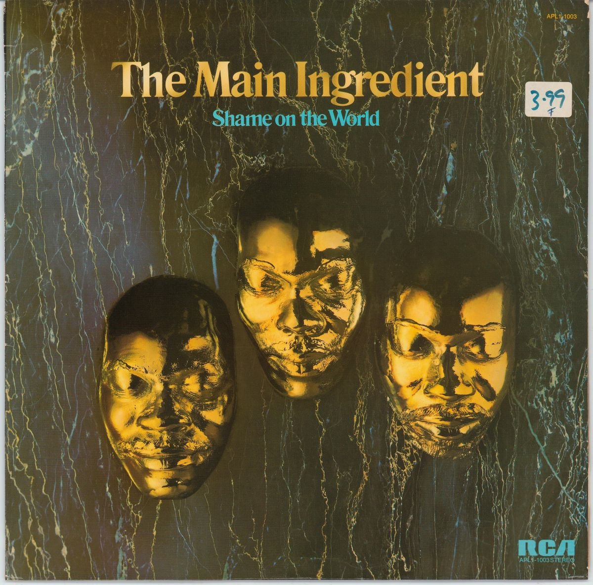 The Main Ingredient - Shame On The World (VG/G+)