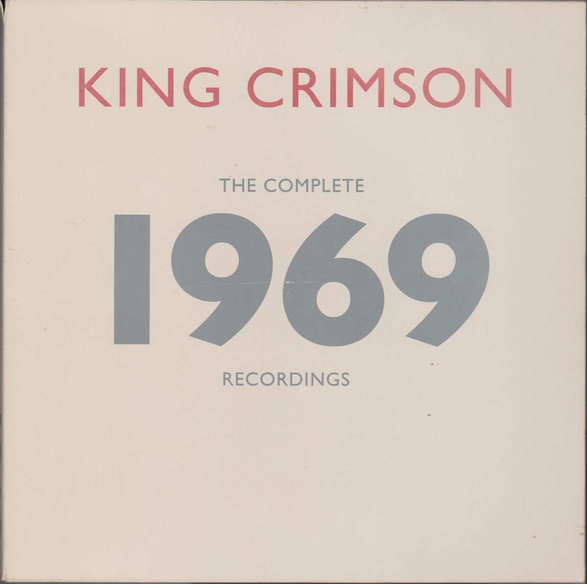 KING CRIMSON 1969 RECORDINGS BOX 美品 King Crimson - The Complete 1969 Recordings (VG+/G+) (20xCD, 2xDVD