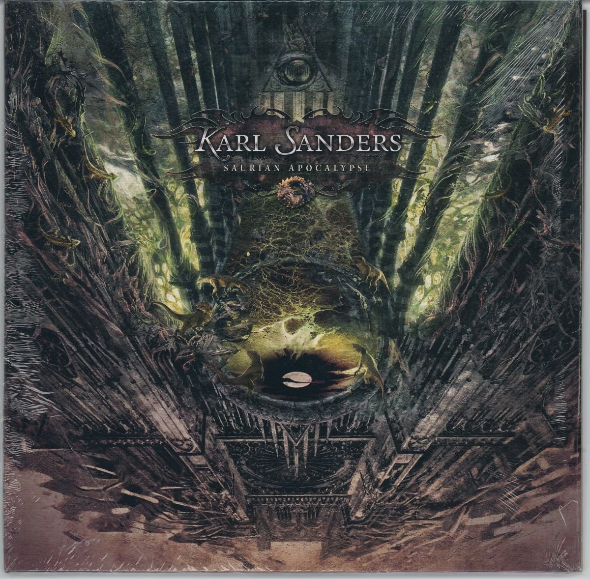 Karl Sanders - Saurian Apocalypse (VG+/G+) (2LP) (Green Vinyl)