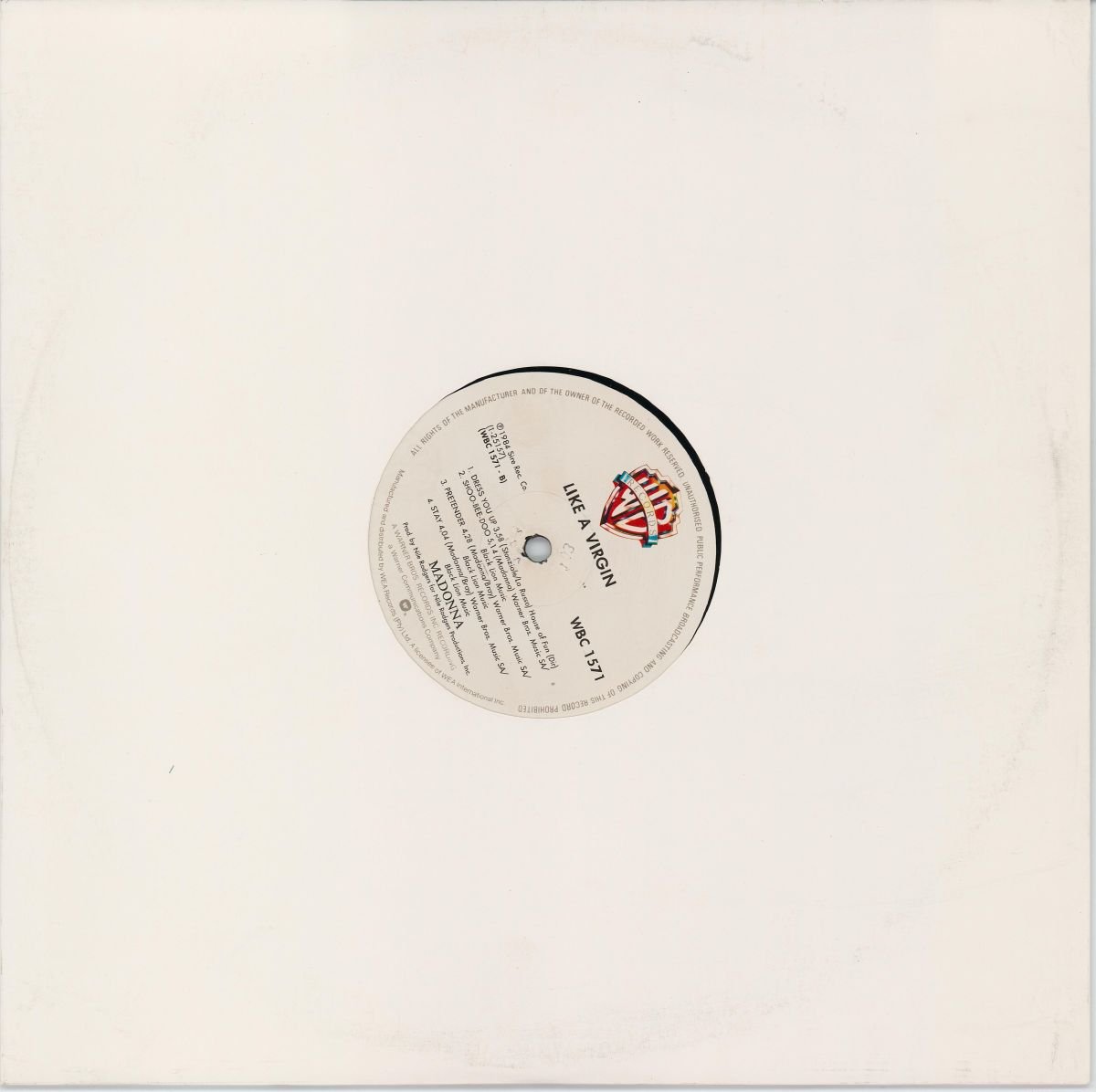 Madonna - Like A Virgin (VG+/Gen)