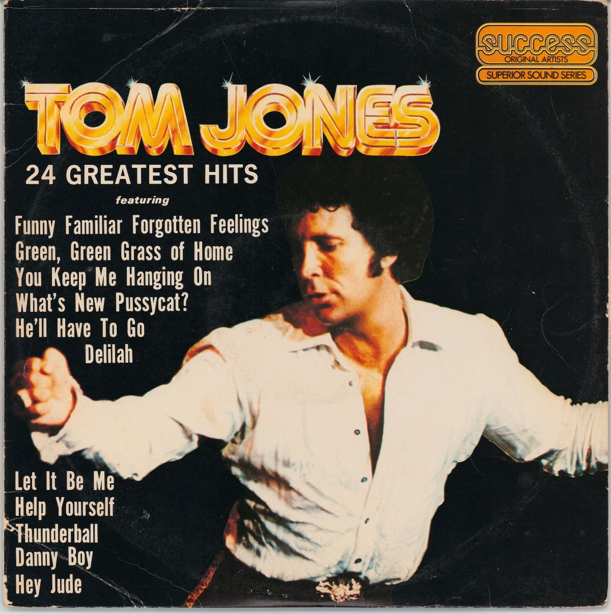 Tom Jones - 24 Greatest Hits (G+) (2LP)