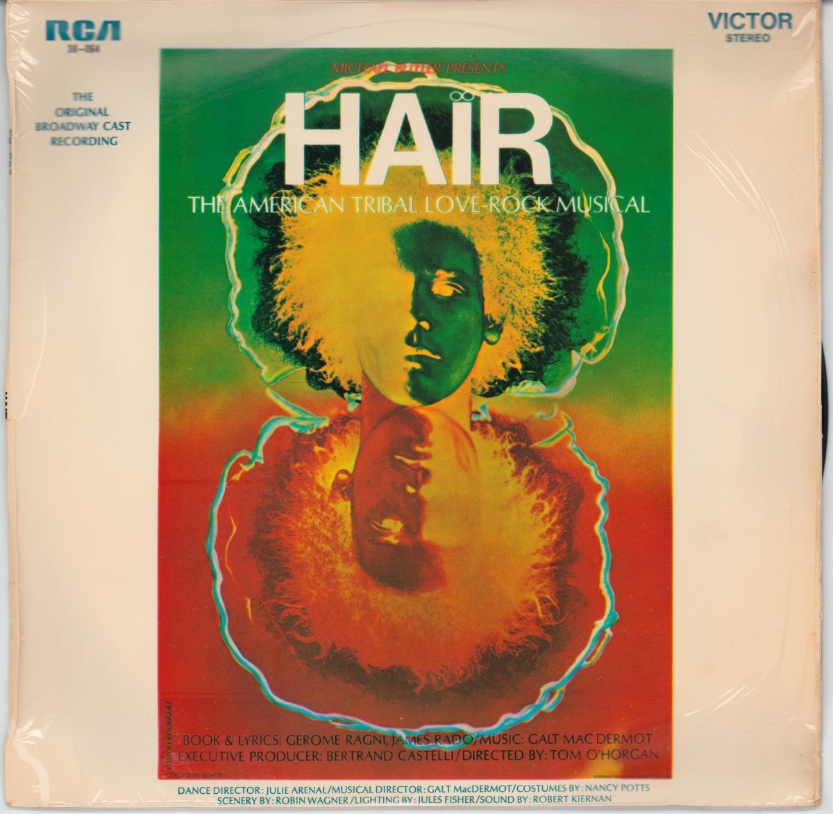 Various - Hair - The American Tribal Love-Rock Musical (The Original Broadway Cast Recording) (G+)