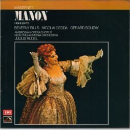 Massenet, New Philharmonia Orchestra, The Ambrosian Opera Chorus, John McCarthy, Julius Rudel, Henri Meilhac, Philippe Gille - Highlights From Manon (VG)