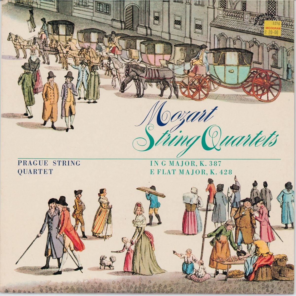 Mozart - Prague String Quartet - String Quartets (VG/VG+)