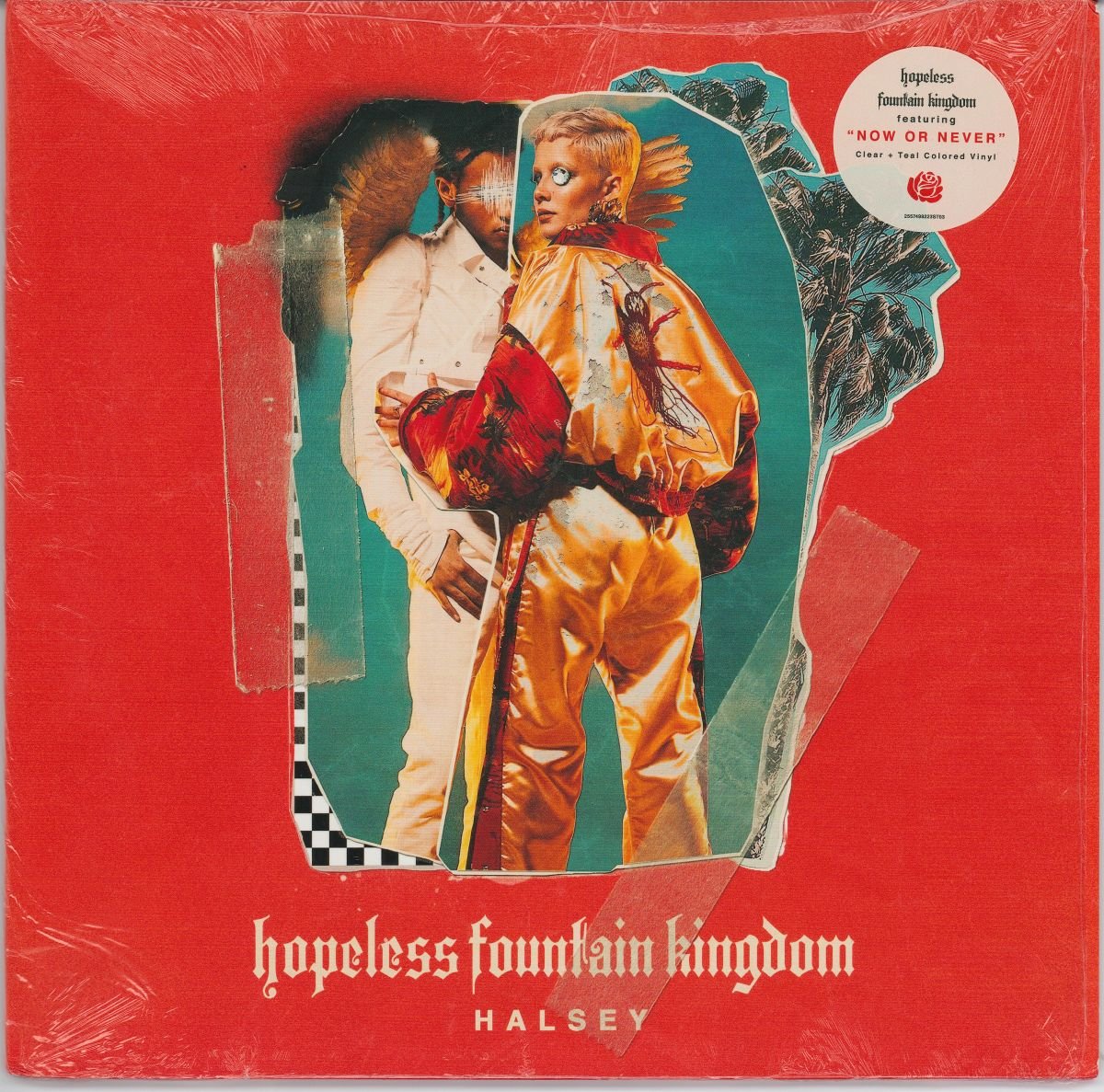 Halsey - Hopeless Fountain Kingdom (VG+) (Clear With Teal Splatter Vinyl)