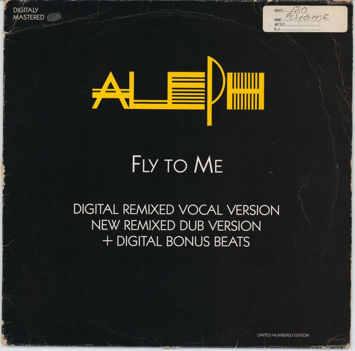 Aleph - Fly To Me (G+/G)