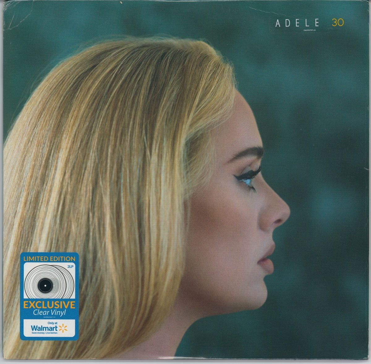 Adele - 30 (VG+) (2LP) (Clear Vinyl)